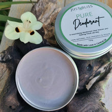 Load image into Gallery viewer, JUSTBLISS: DEODORANT: pure
