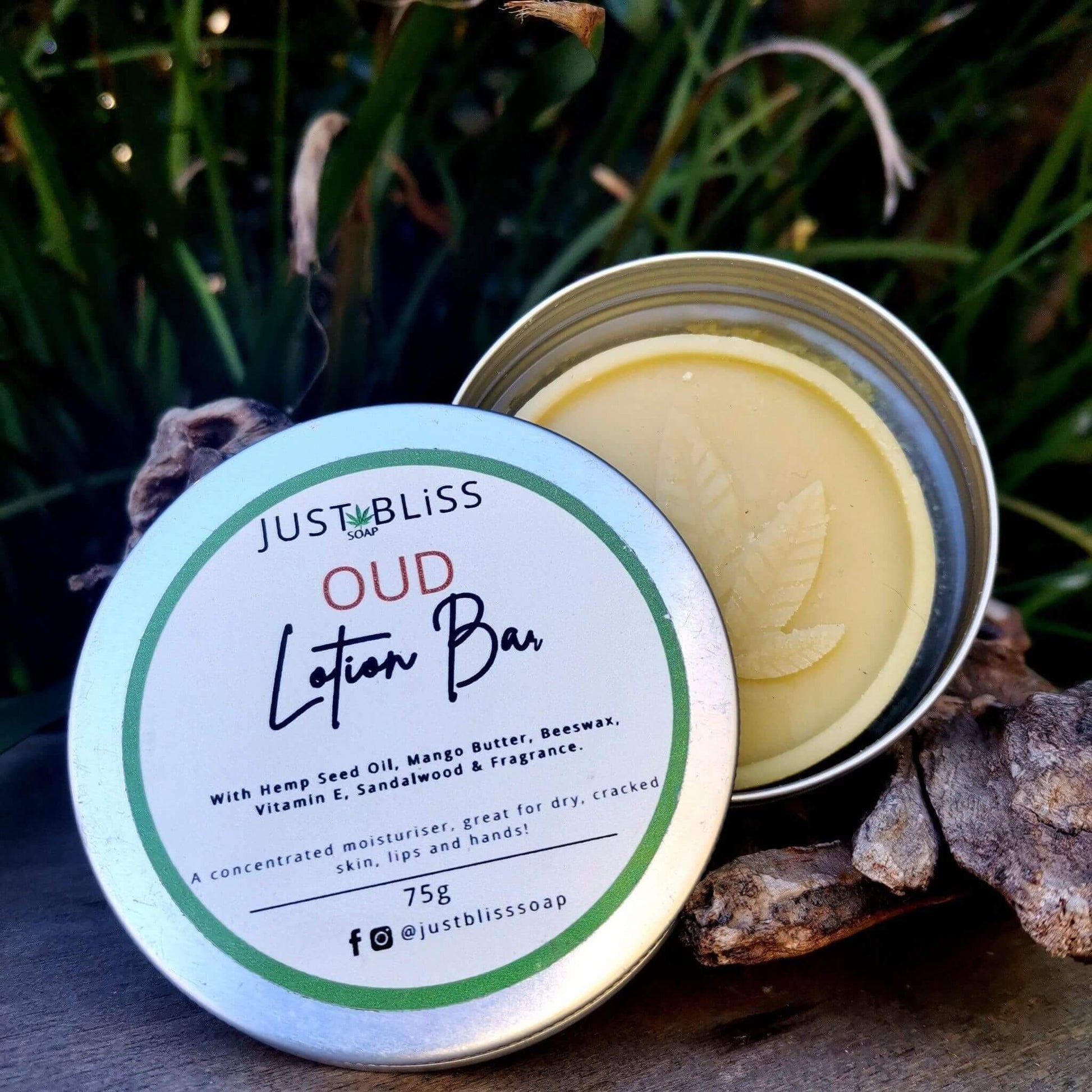 JUSTBLISS: LOTION BAR: oud