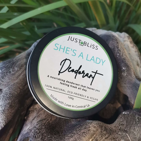 JUSTBLISS: DEODORANT: she's a lady