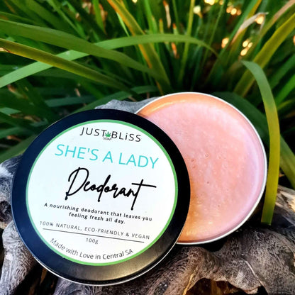 JUSTBLISS: DEODORANT: she's a lady