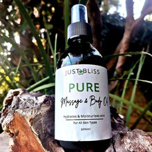 Load image into Gallery viewer, JUSTBLISS: body oil: pure massage and body oil
