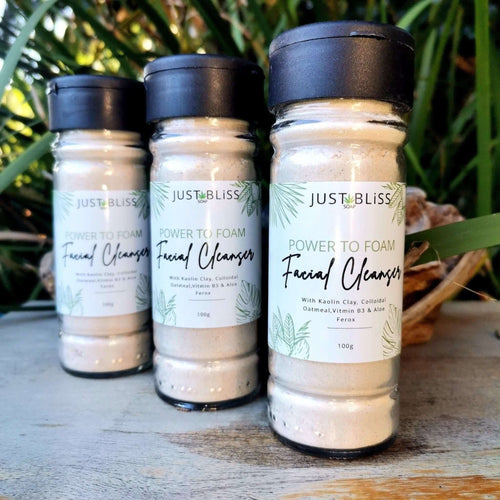 JUSTBLISS: FACIAL CLEANSER: Powder To Foam