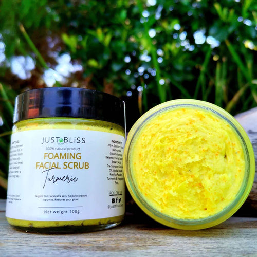 JUSTBLISS: FACIAL SCRUB: Turmeric (pure)