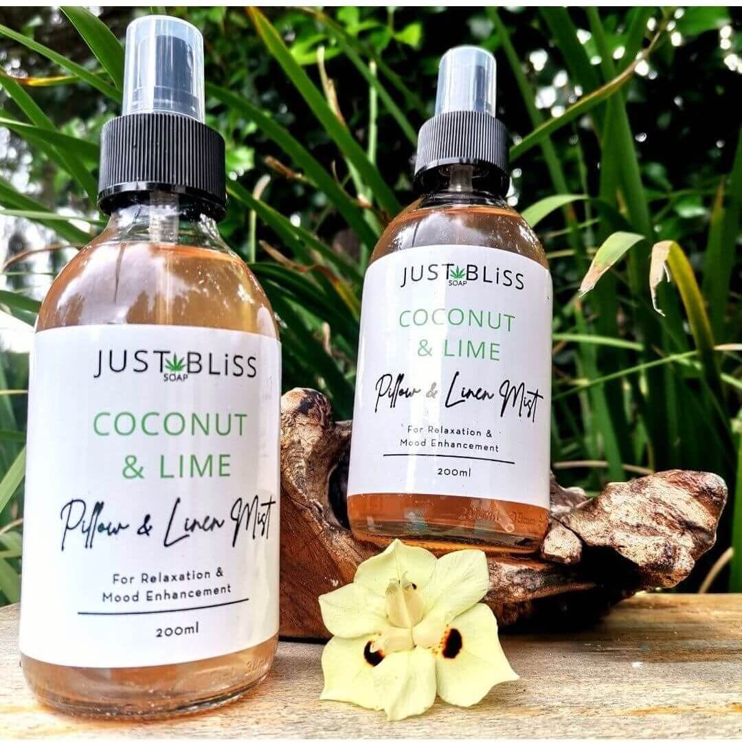 JUSTBLISS: PILLOW & LINEN SPRAY: Coconut & Lime