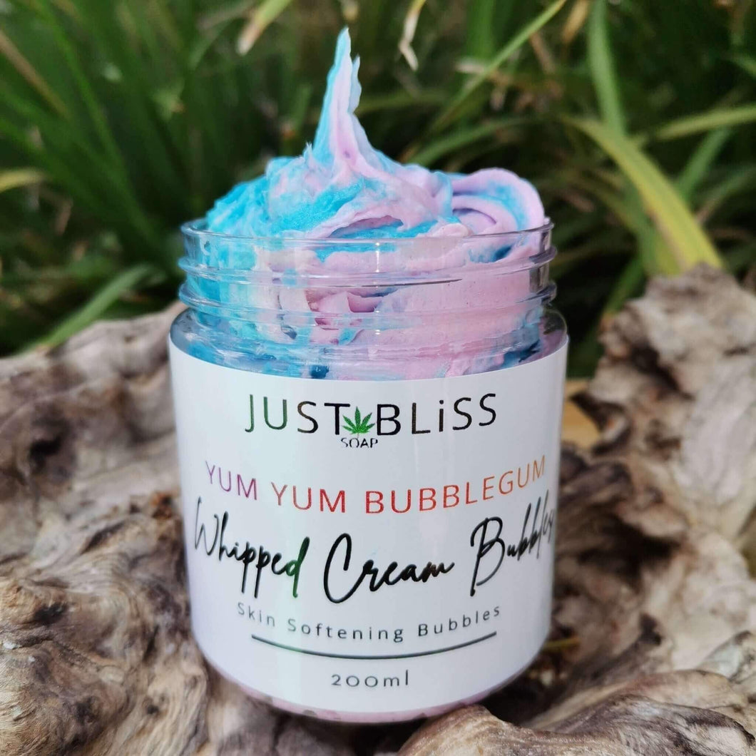 JUSTBLISS: WHIPPED BODY BUTTER: yum yum bubblegum (200ml)