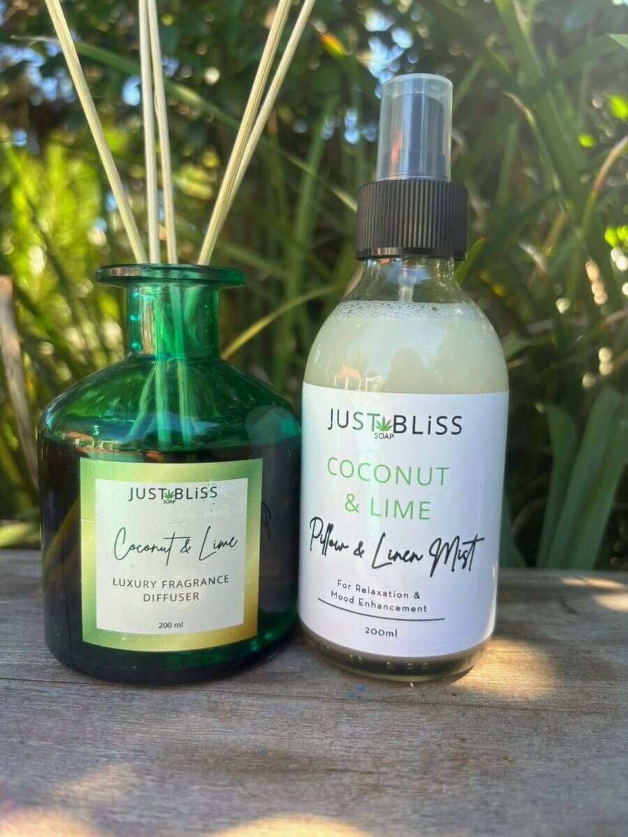 COMBO MOOD UPLIFTER: Coconut & Lime - JUSTBLiSS Soap