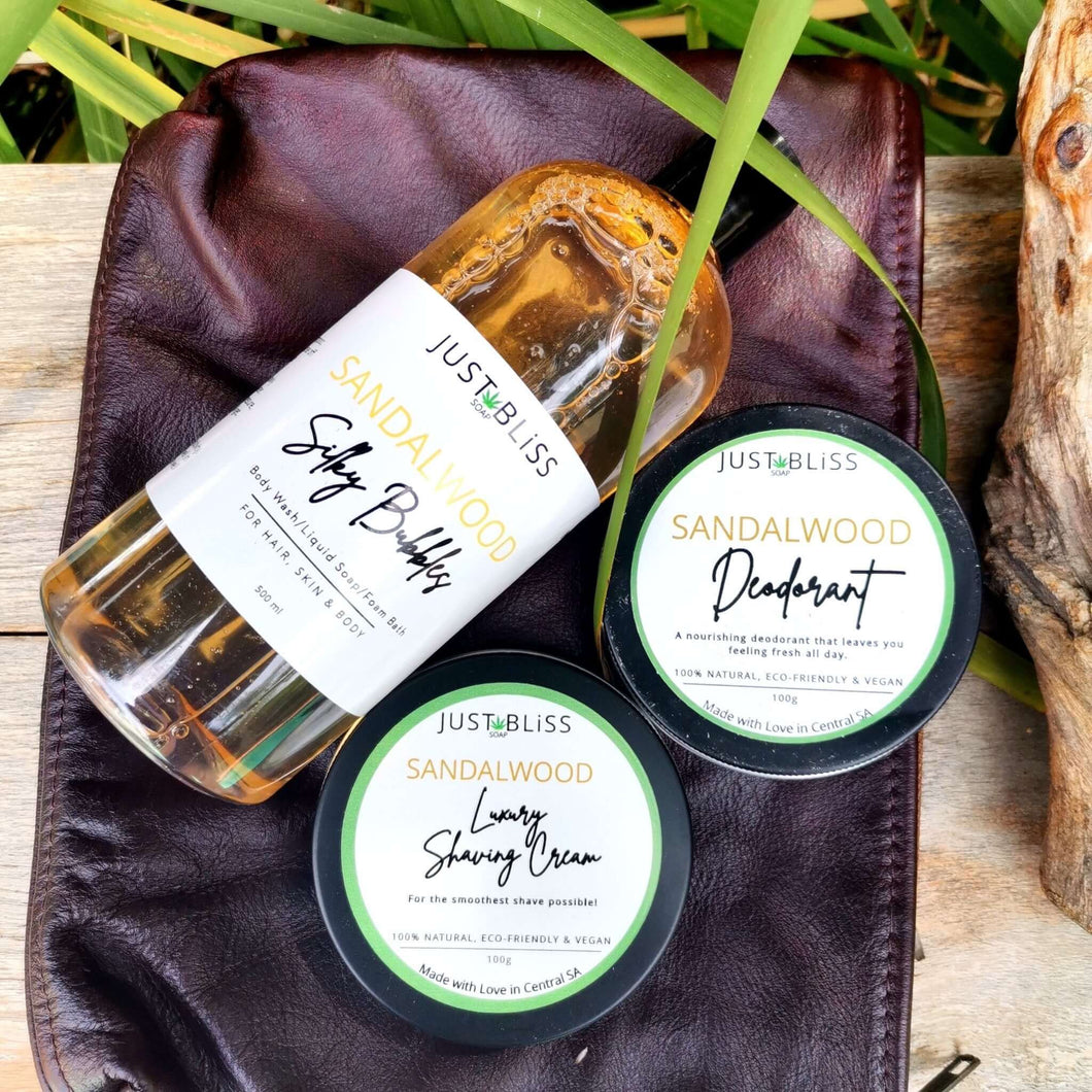 JUSTBLISS: GIFT BOX: Sandalwood For Him (Box 7)