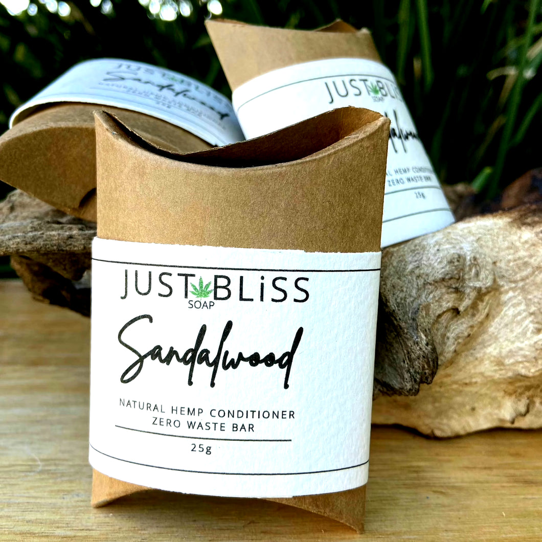HAIR CONDITIONER BAR: Sandalwood (refill)