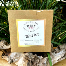 Load image into Gallery viewer, JUSTBLISS: SOY WAX CANDLES: Recycled wine botte: Merlot
