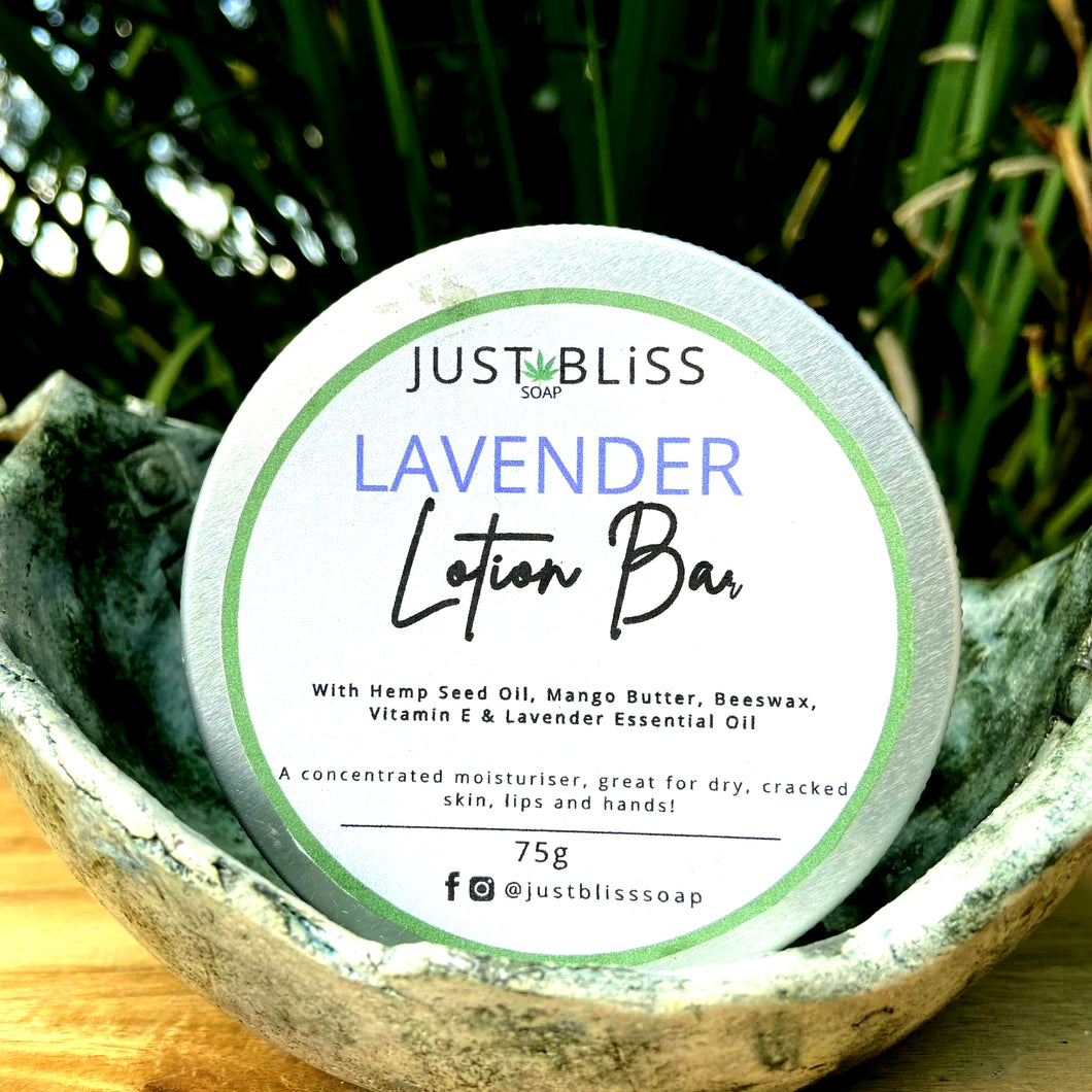 JUSTBLISS: LOTION BAR: LAVENDER