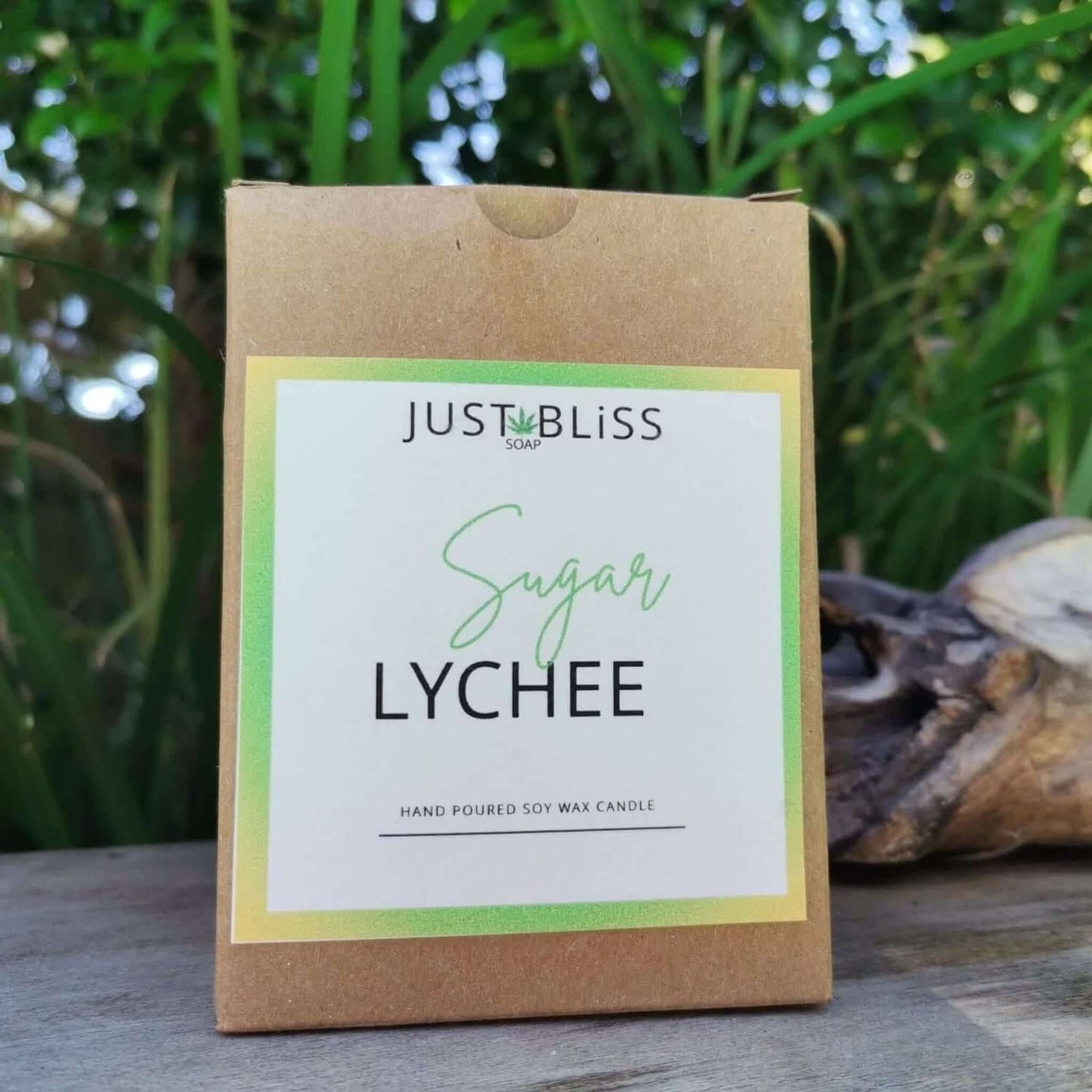 JUSTBLISS: cactus flower candle: sugar lychee (200g)