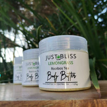 Load image into Gallery viewer, JUSTBLISS: Rooibos Tea BODY BUTTER: lemongrass
