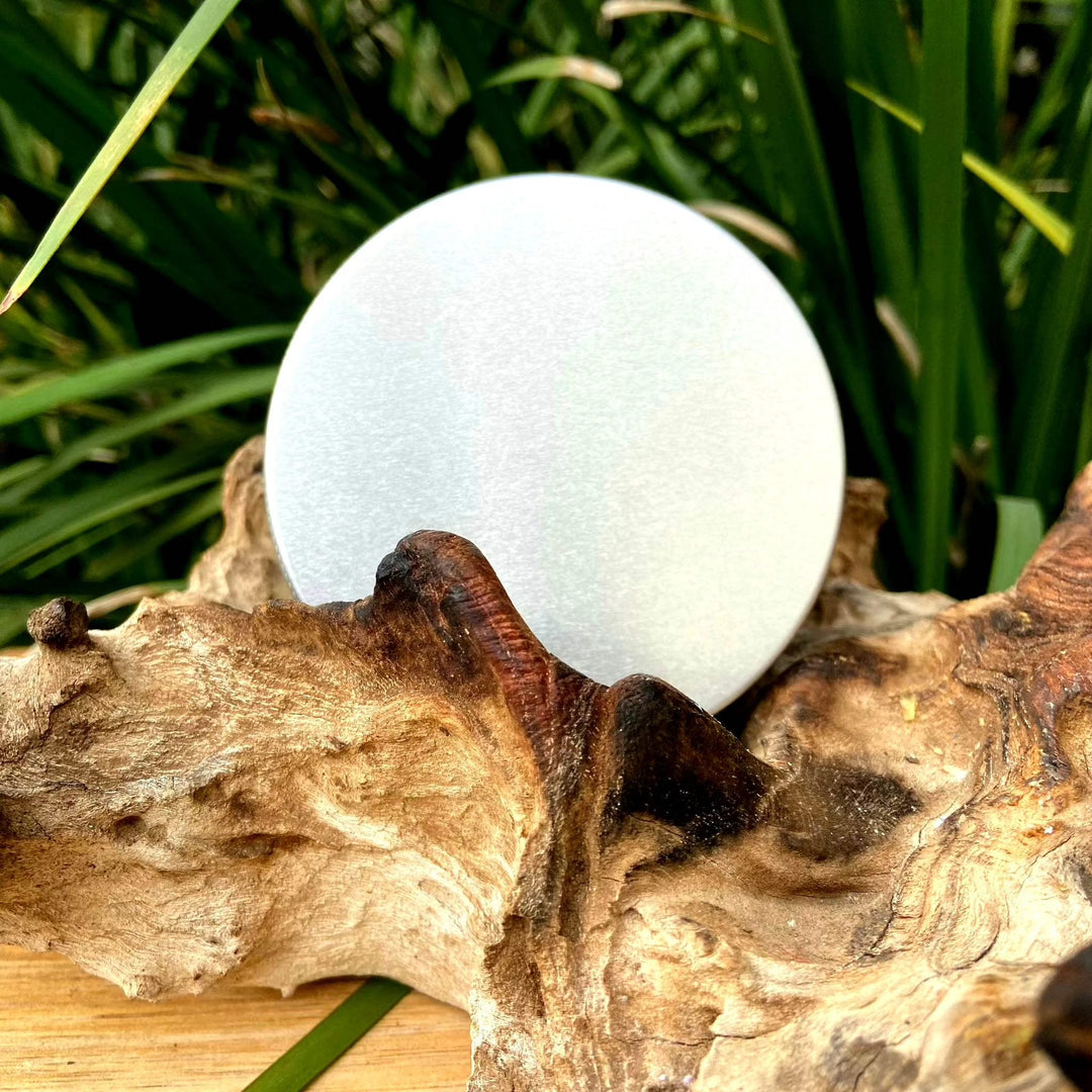 Lightweight aluminium tin for dry shampoo bars, perfect for travel.