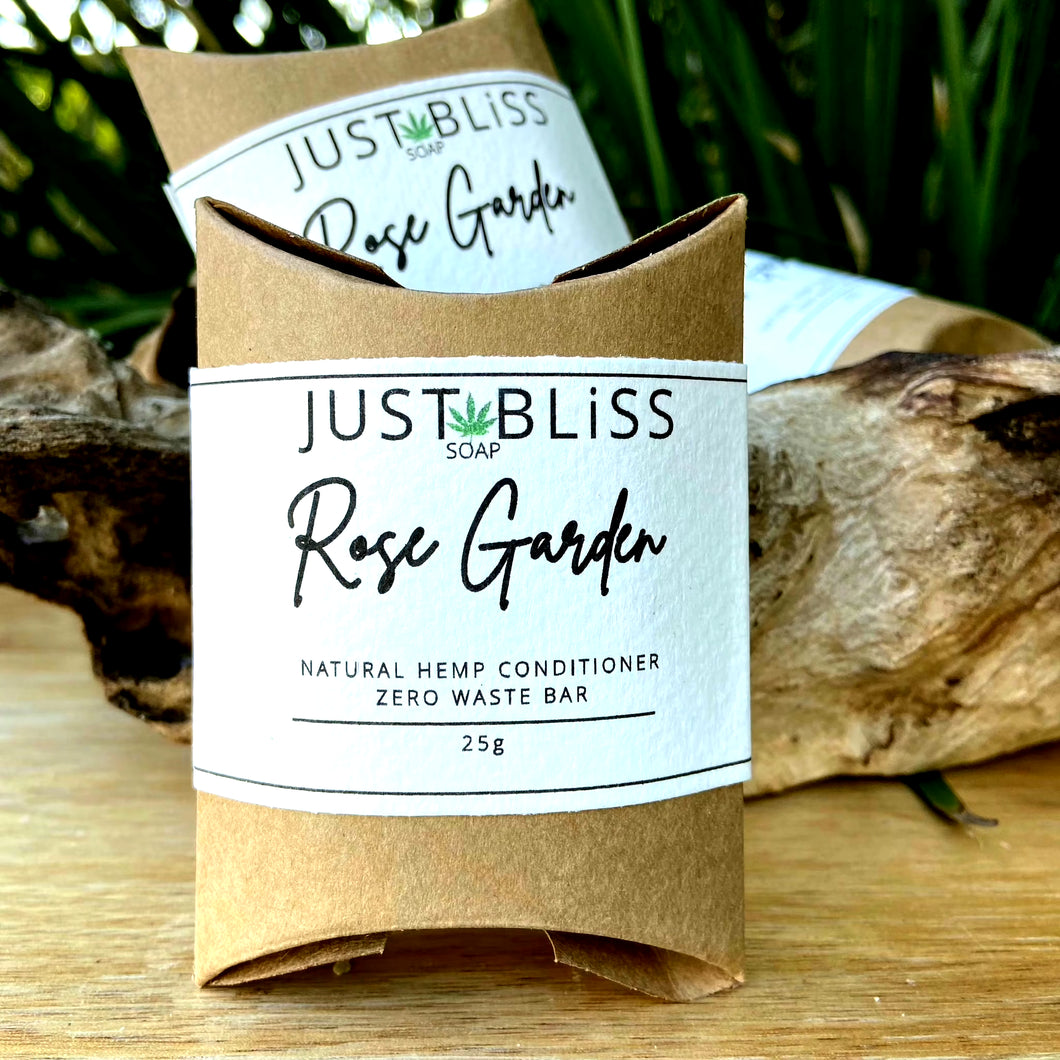 JUSTBLISS: HAIR CONDITIONER BAR: Rose Garden (Geranium) (refill)