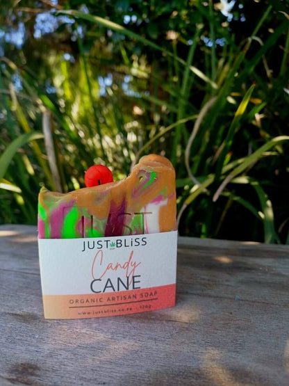 SOAP BAR: Candy Cane - JUSTBLiSS Soap
