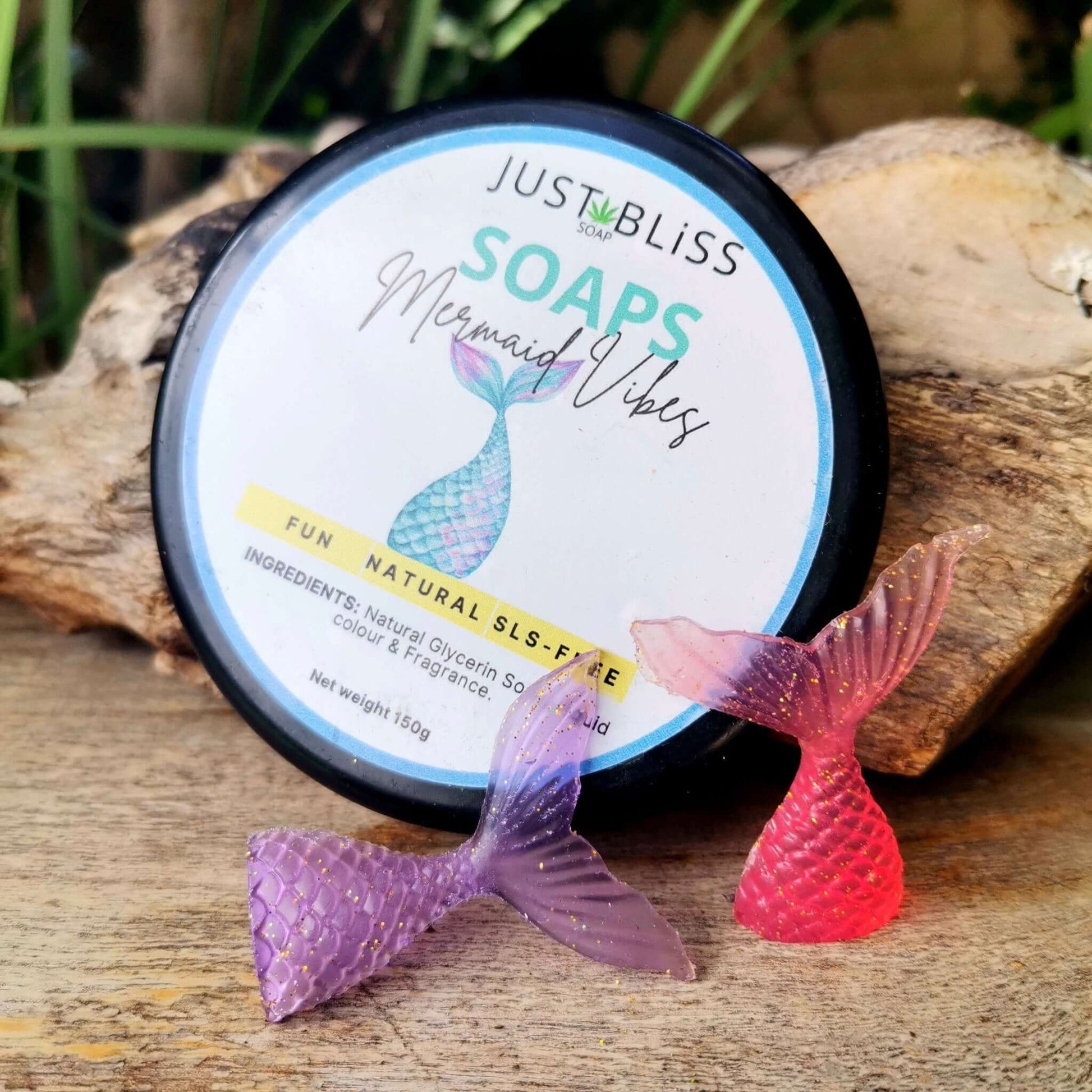SOAP BAR: Mermaid Vibes (Glycerine) - JUSTBLiSS Soap